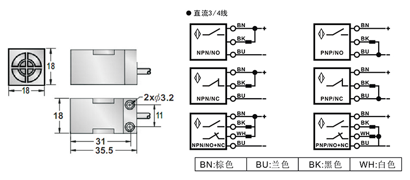 Q18C方形電感式接近開(kāi)關(guān) Q18C方形電感式接近開(kāi)關(guān)